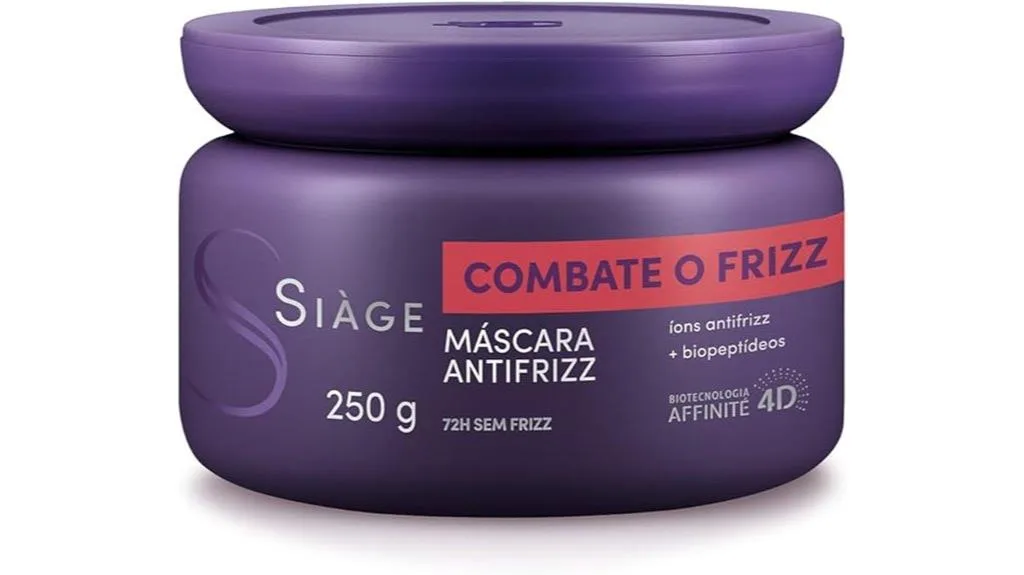máscara anti-frizz para cabelo Eudora