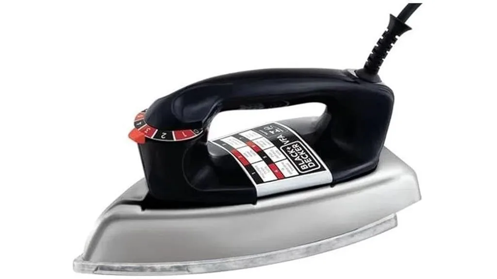 Ferro de passar roupa seco Black & Decker