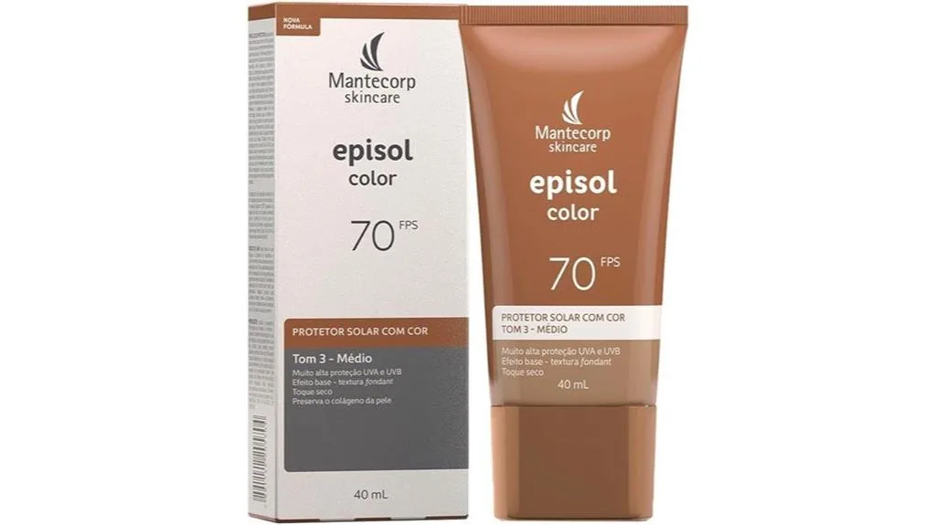 protetor solar facial com cor