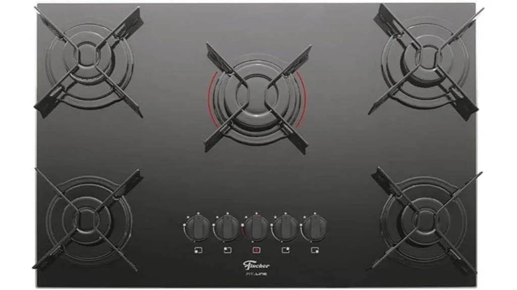 fogão a gás com queimadores