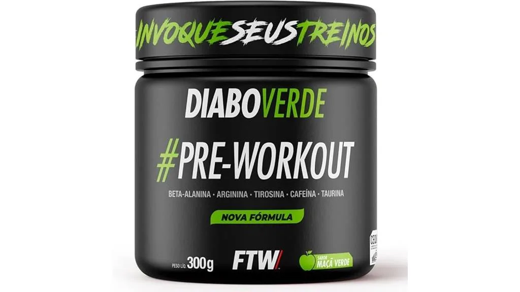 suplemento pré-treino de maçã verde