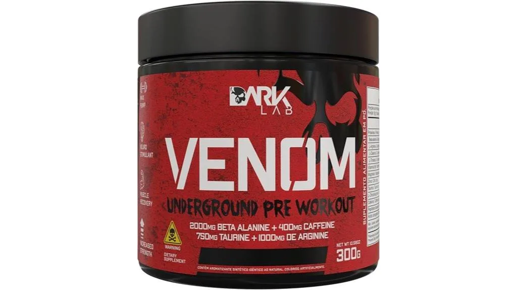 suplemento pré-treino com sabor de limão