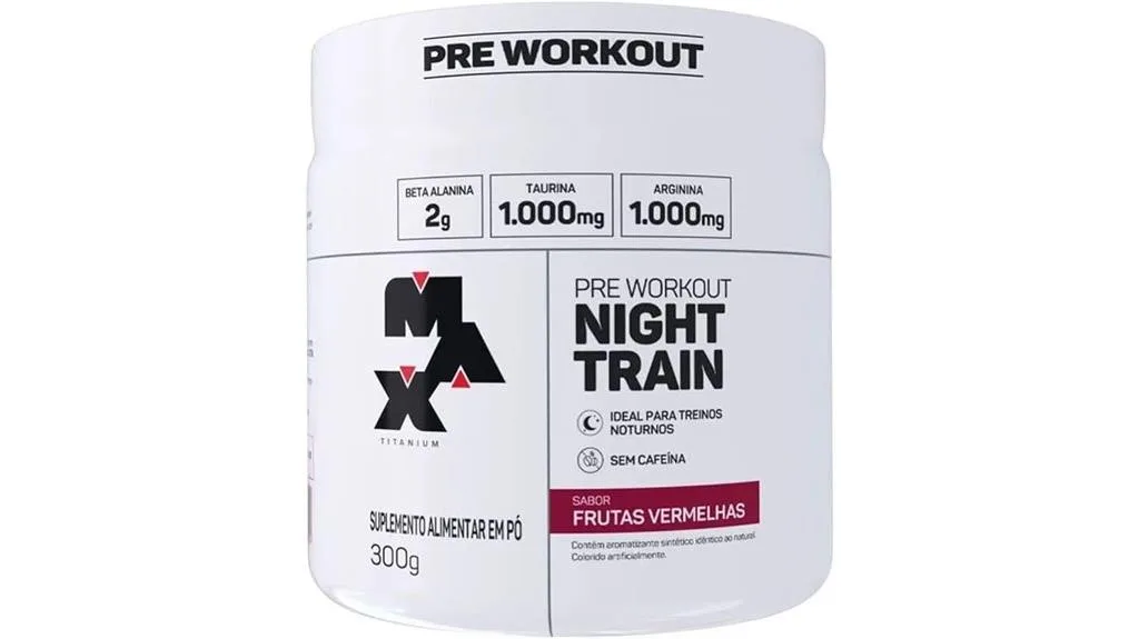 trem noturno de titânio máximo