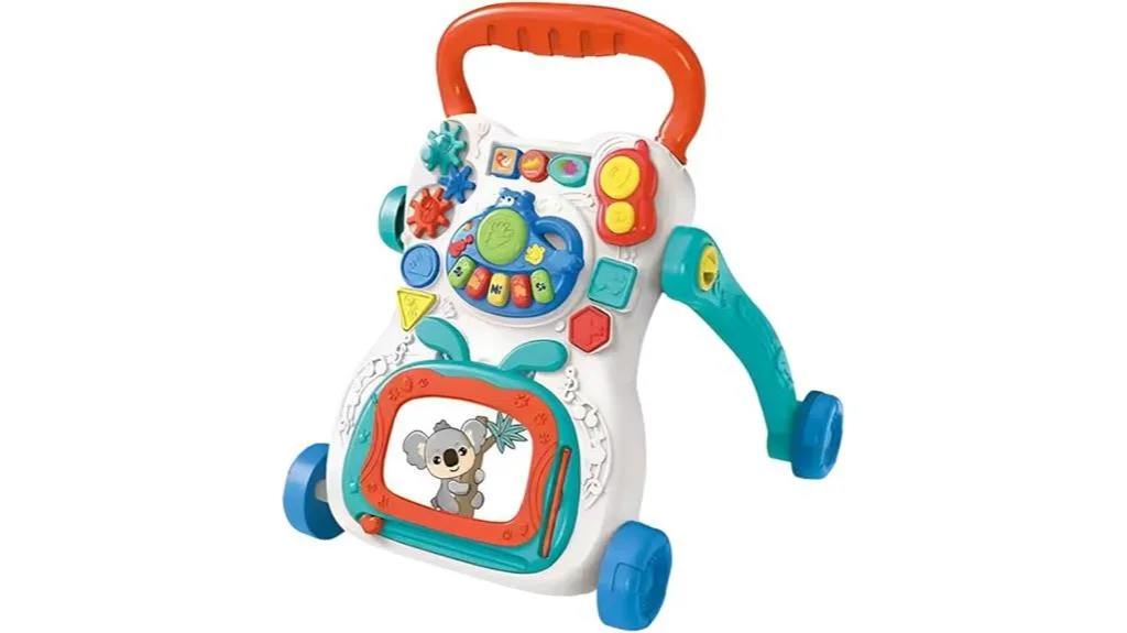 centro de atividade para bebês com andador