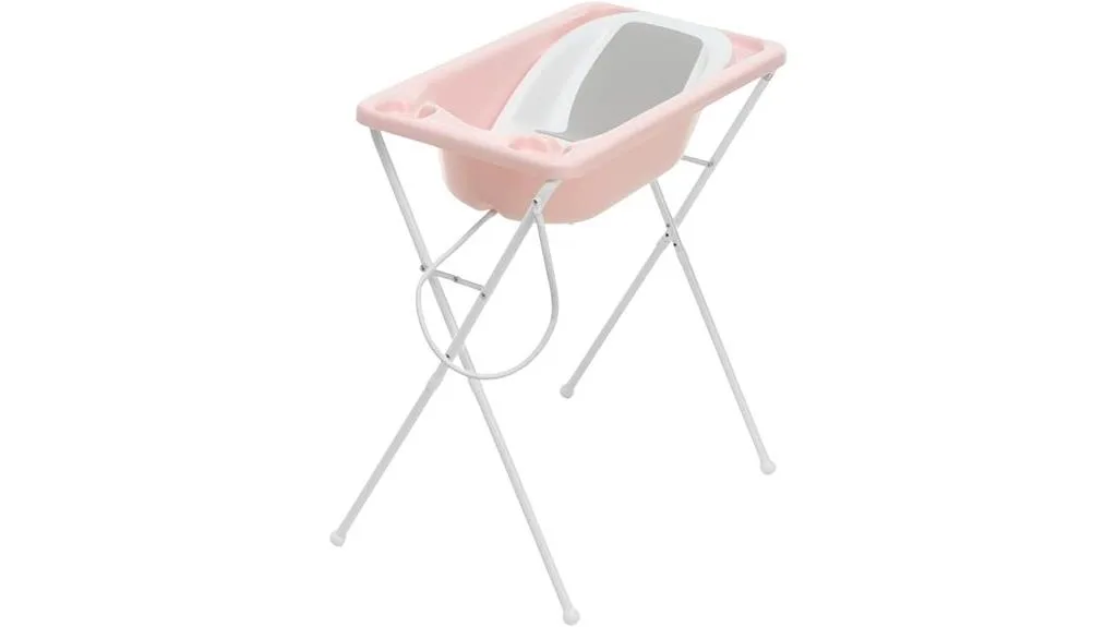 banho de bebê galzerano rosa