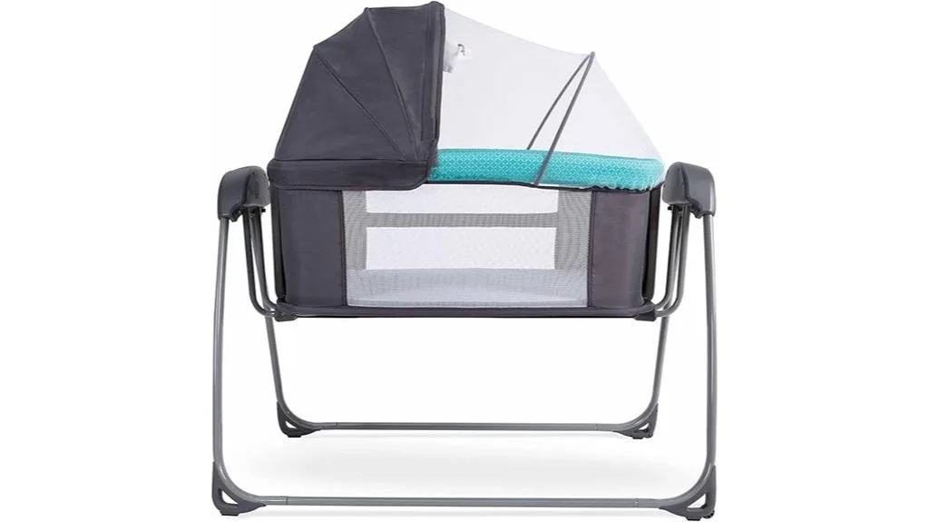berço bluetooth cinza verde