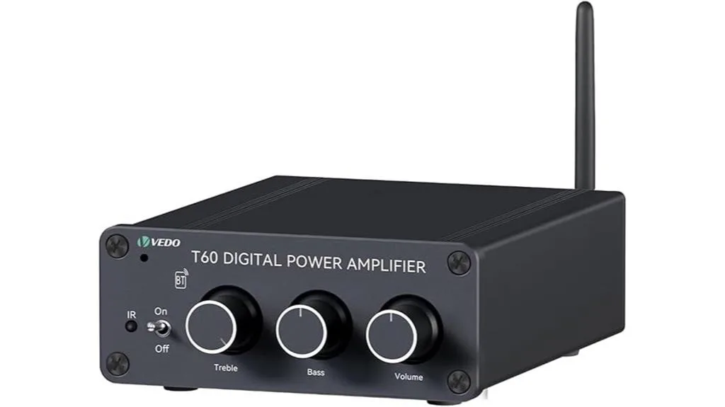 dispositivo amplificador estéreo bluetooth