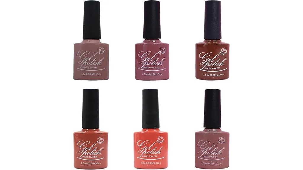 kit de unhas em gel chique