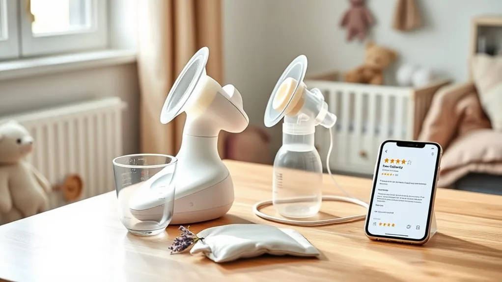 escolhendo o bomba de leite materno certa