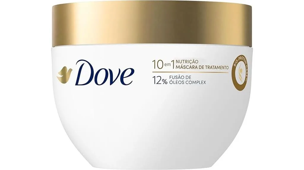 máscara nutritiva 10 em 1 da Dove