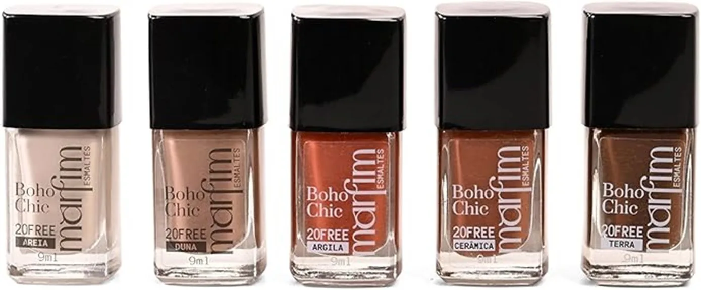 kit exclusivo de unhas boho chique