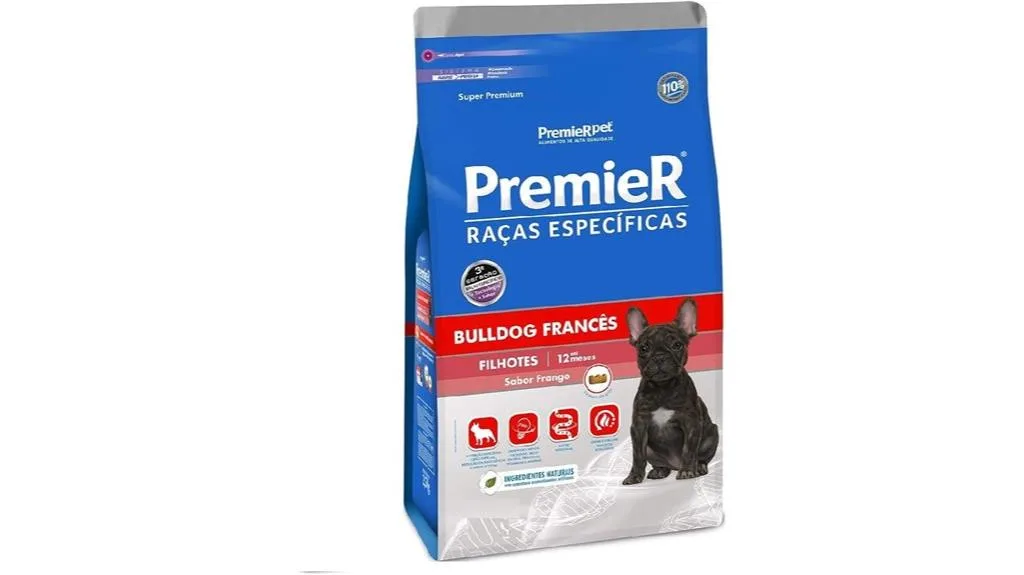 ração para filhotes de bulldog francês