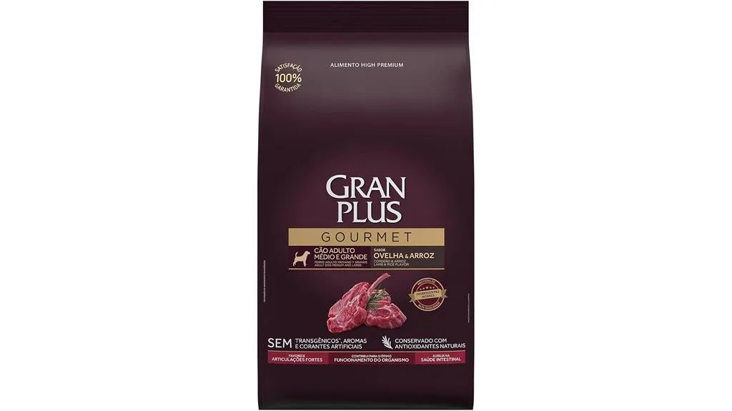 fórmula de ração gourmet para cães