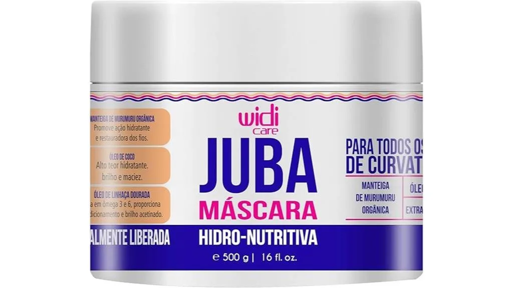 máscara hidratante para cabelo