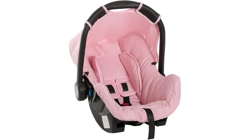 conforto do assento de carro para bebês