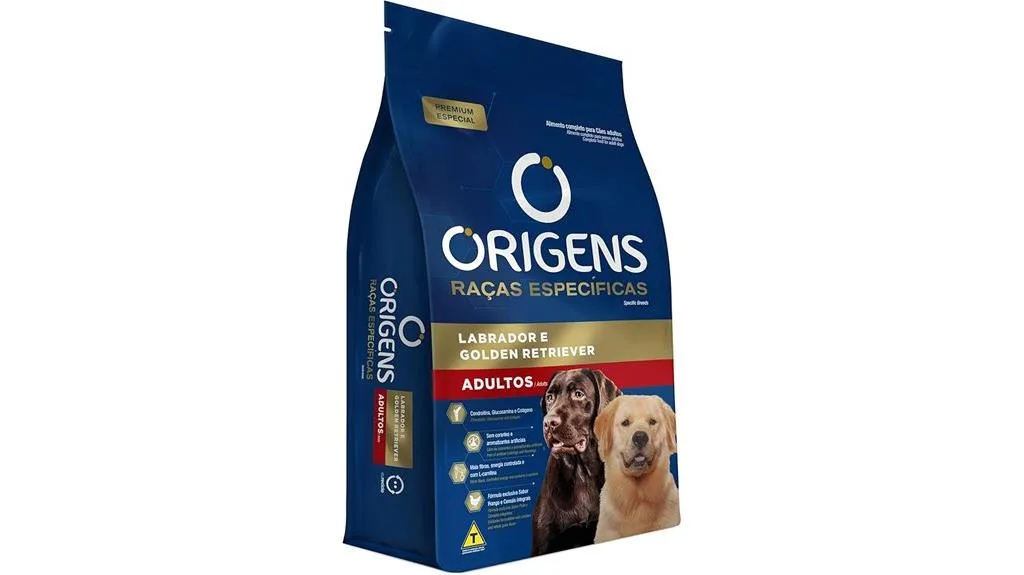 ração para labrador e golden retriever