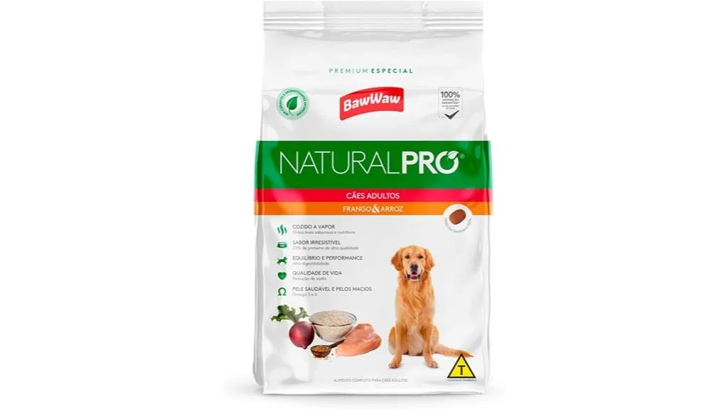 fórmula de ração natural para cães
