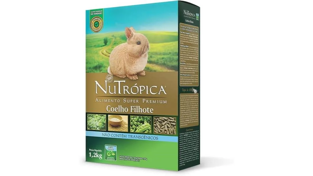 nutrição comida para coelhos filhotes