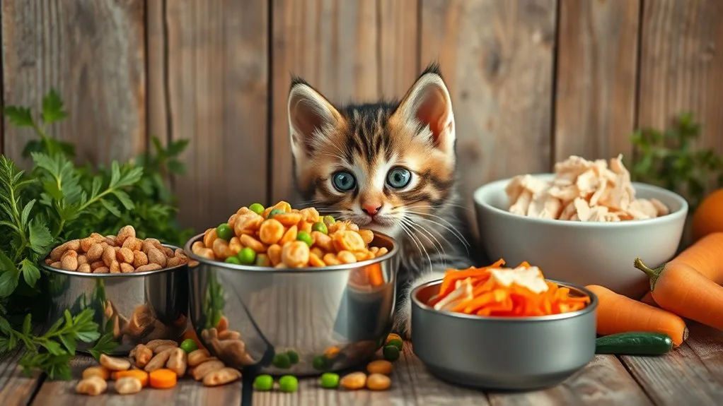 fatores nutricionais para gatinhos
