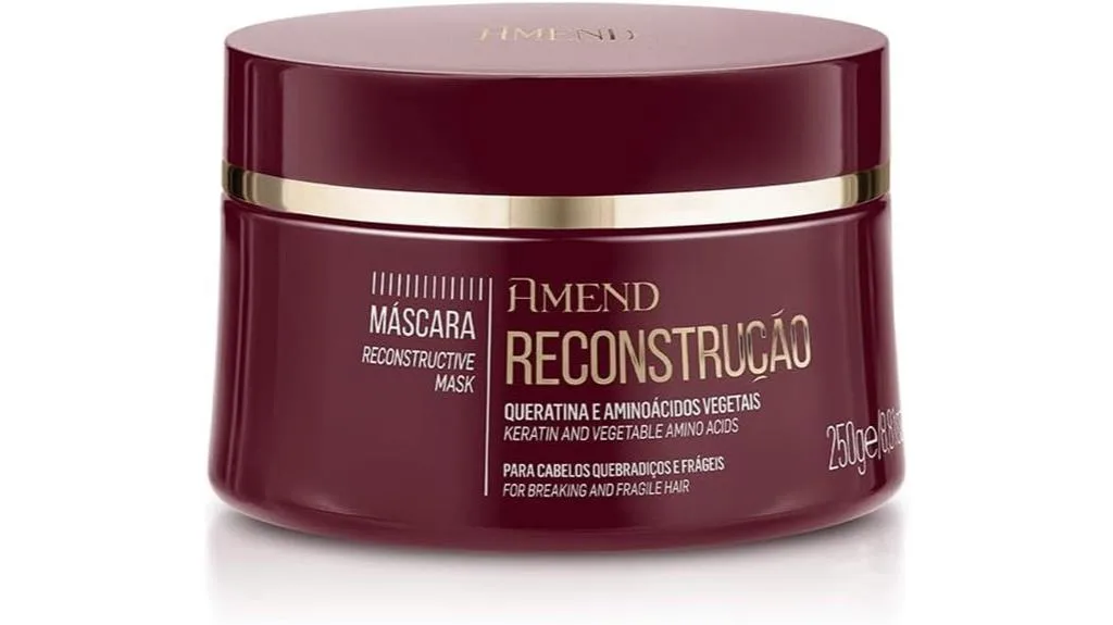 máscara capilar reconstrutora