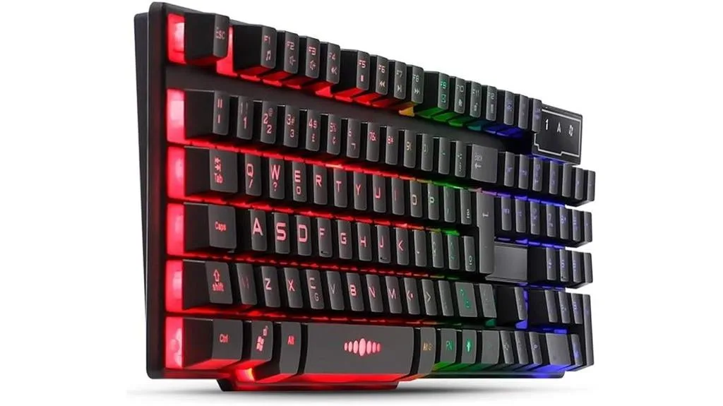 teclado gamer semi mecânico rgb