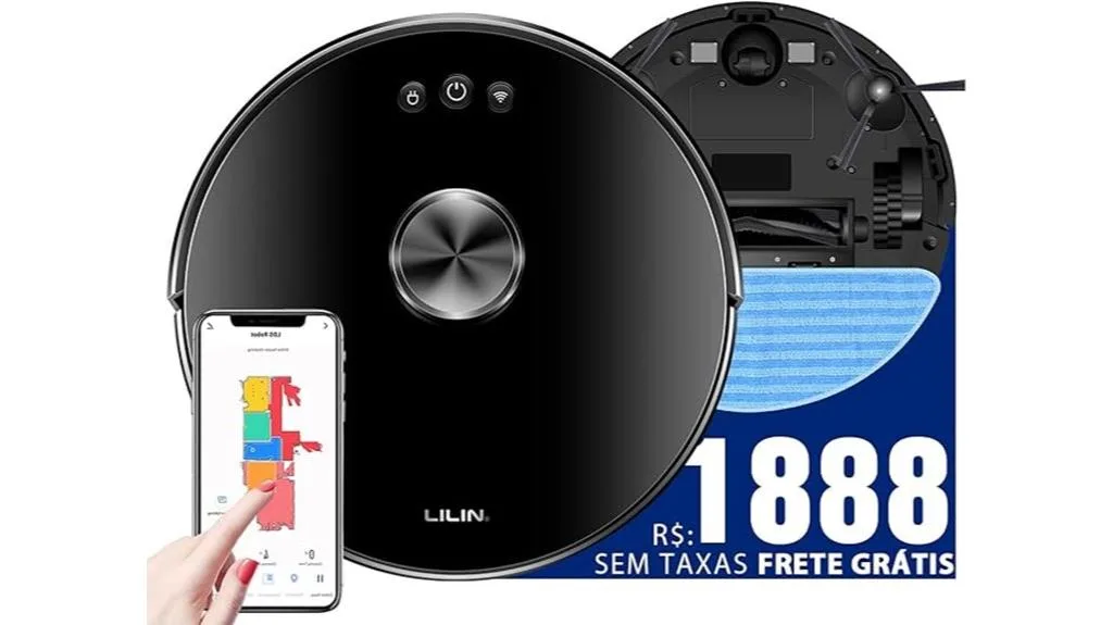 aspirador robô com mop