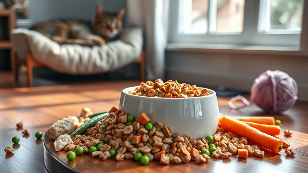 considerações dietéticas para gatos seniores