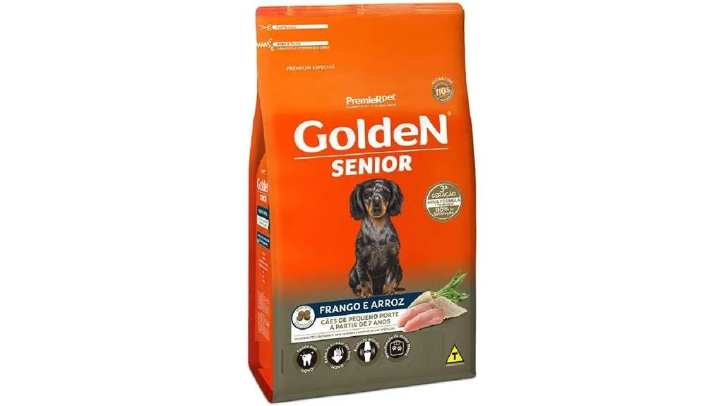 fórmula de ração para cães seniores