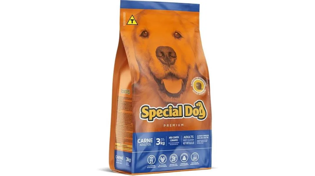 ração especial para cães 3kg
