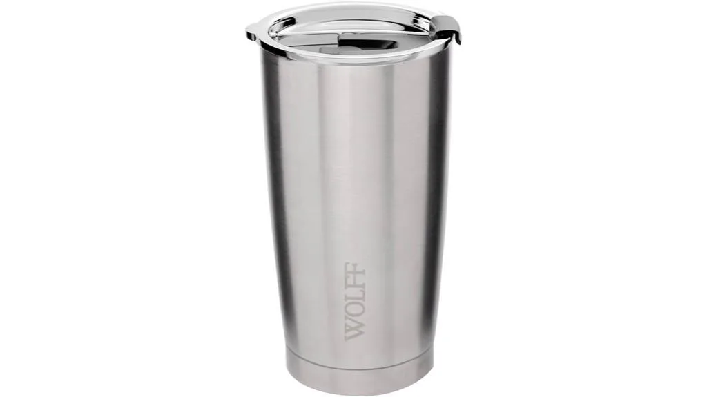 copo térmico de aço inoxidável