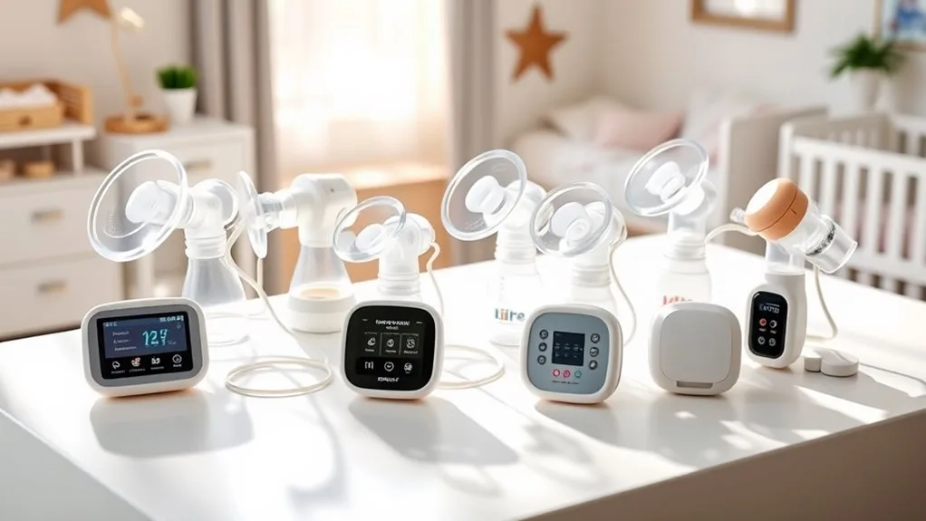 principais análises de bombas de leite