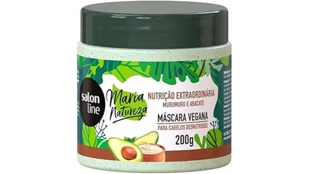 máscara capilar vegana de nutrição