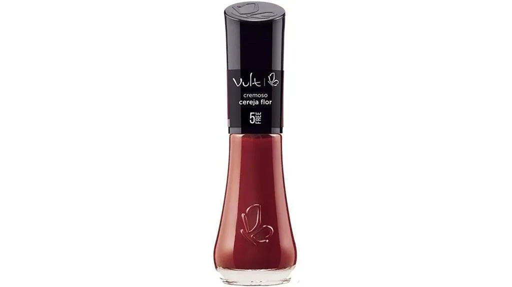 vult esmalte de unha flor de cerejeira