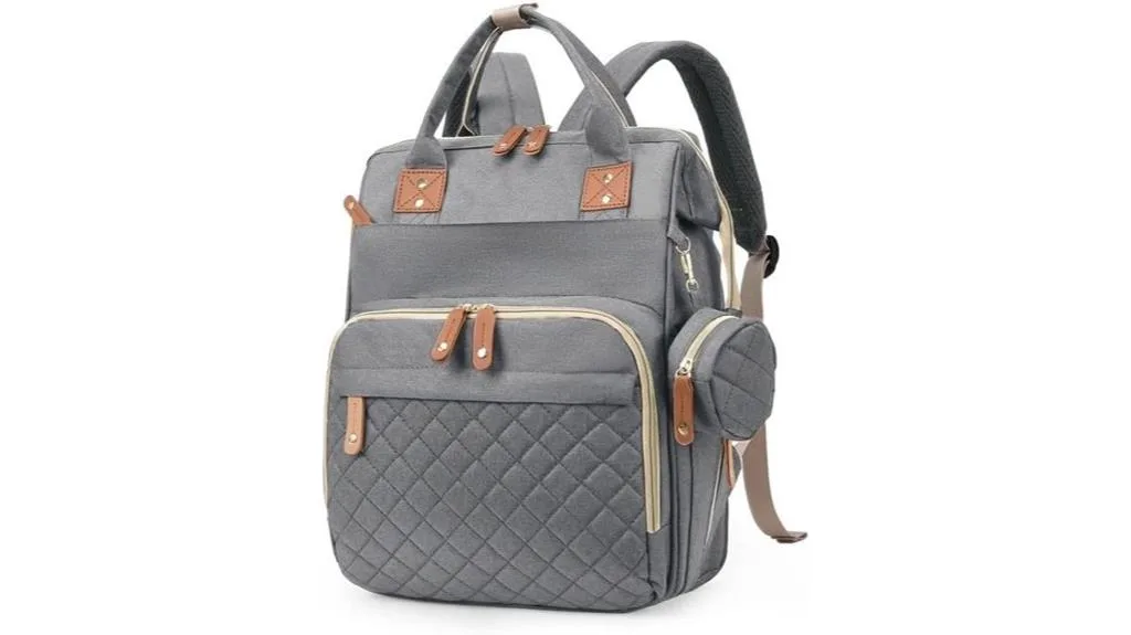 mochila de fraldas impermeável
