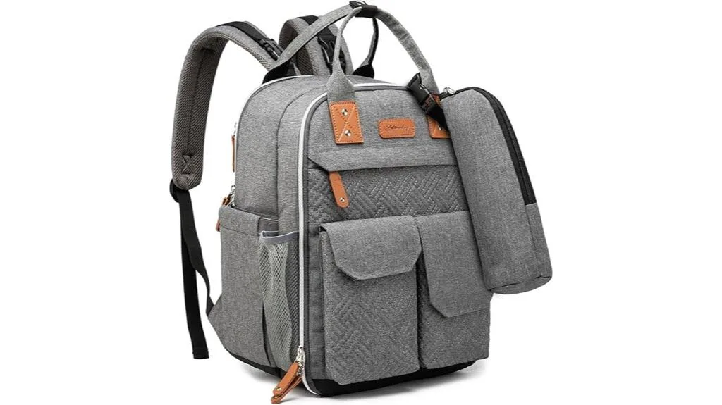 mochila de fraldas impermeável