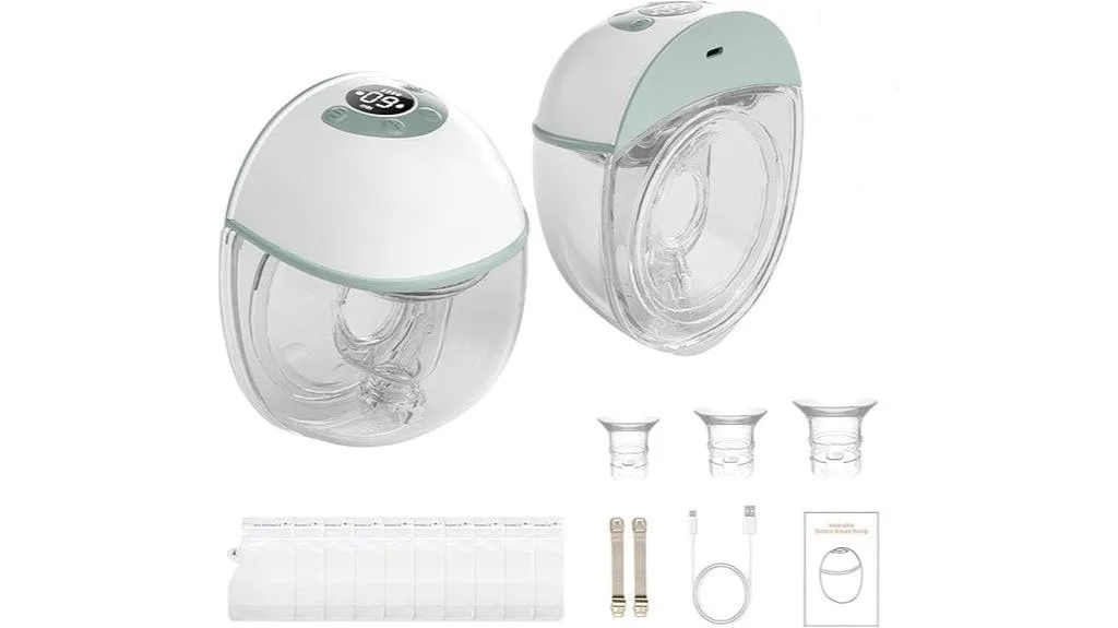 bomba de leite portátil e sem as mãos
