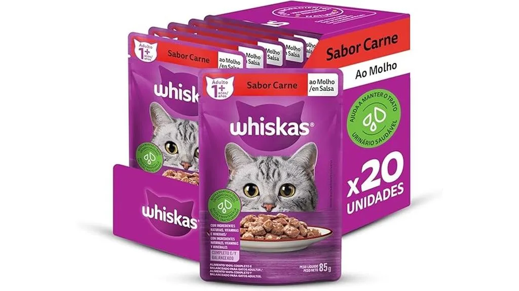 pacote de ração molhada para gatos