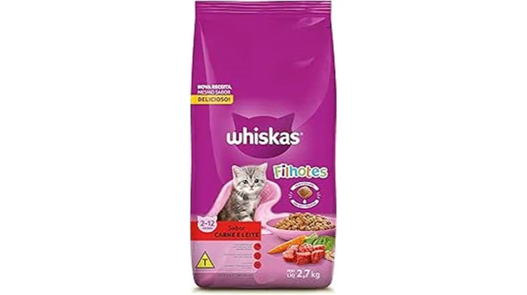 ração seca Whiskas para gatinhos