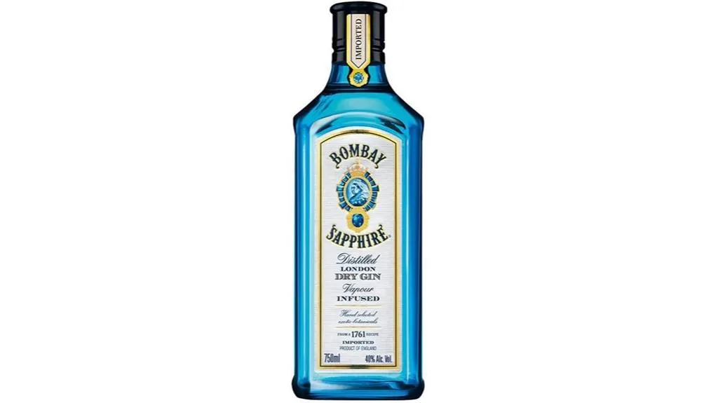 garrafa de gin Bombay Sapphire