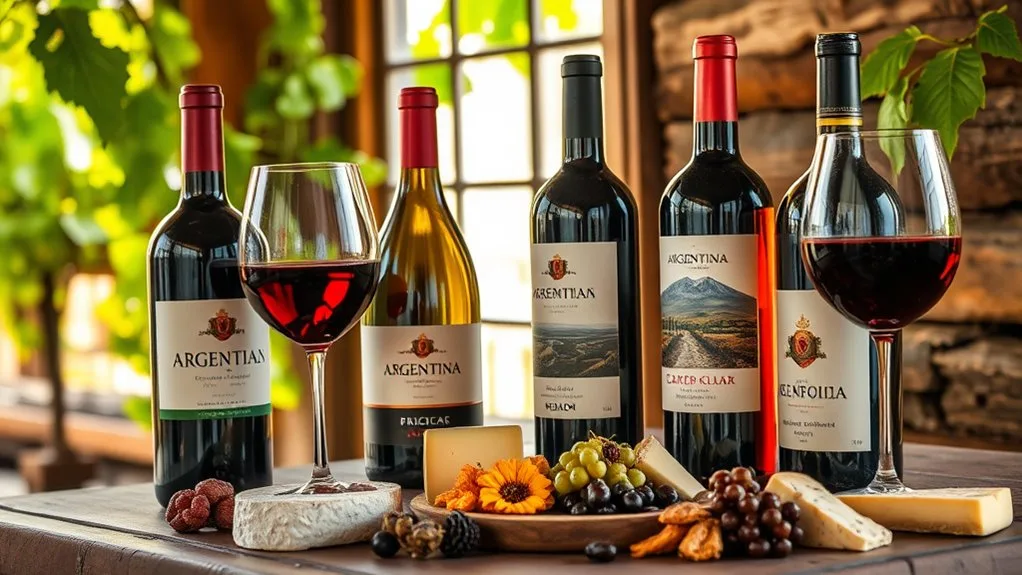 escolhendo fatores de vinho argentino