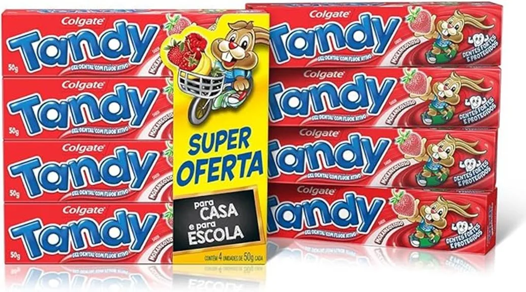 pasta de dente Colgate de morango