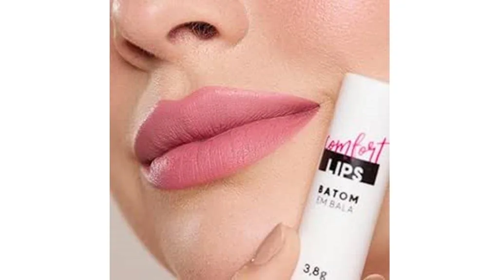 batom matte confortável e de longa duração