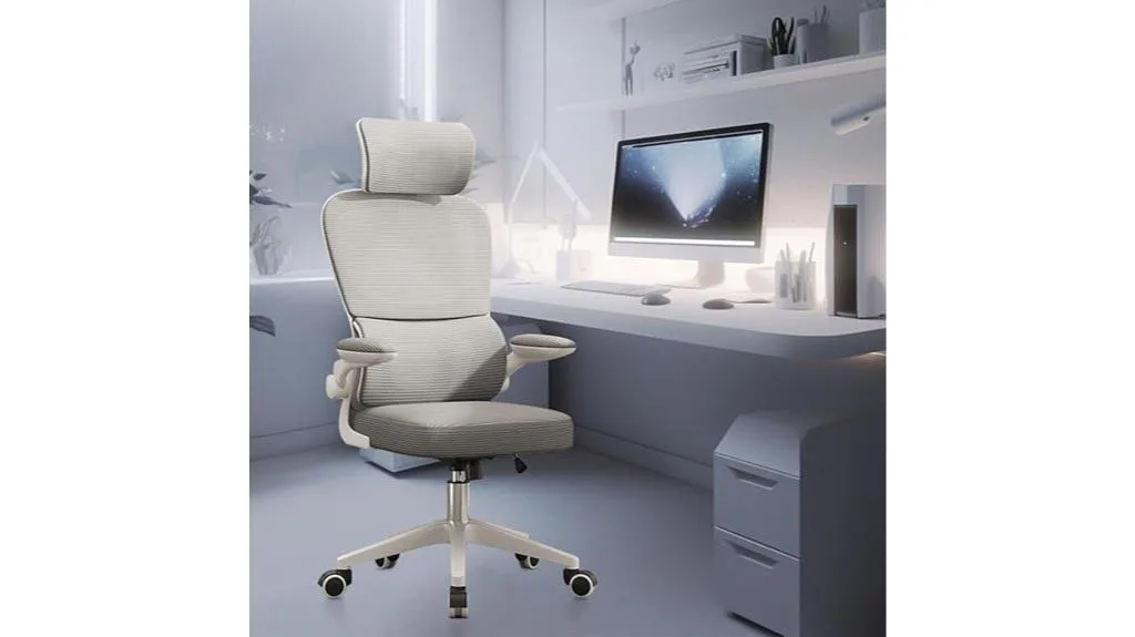 design de cadeira de escritório ergonômica