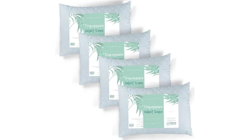 conjunto de travesseiros de luxo hipoalergênicos