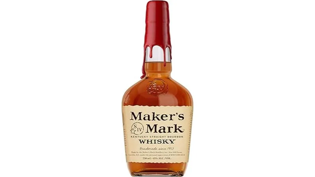 garrafa de bourbon Makers Mark