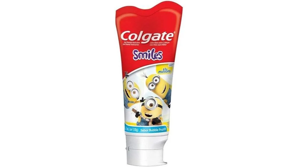 creme dental da Colgate com tema dos Minions
