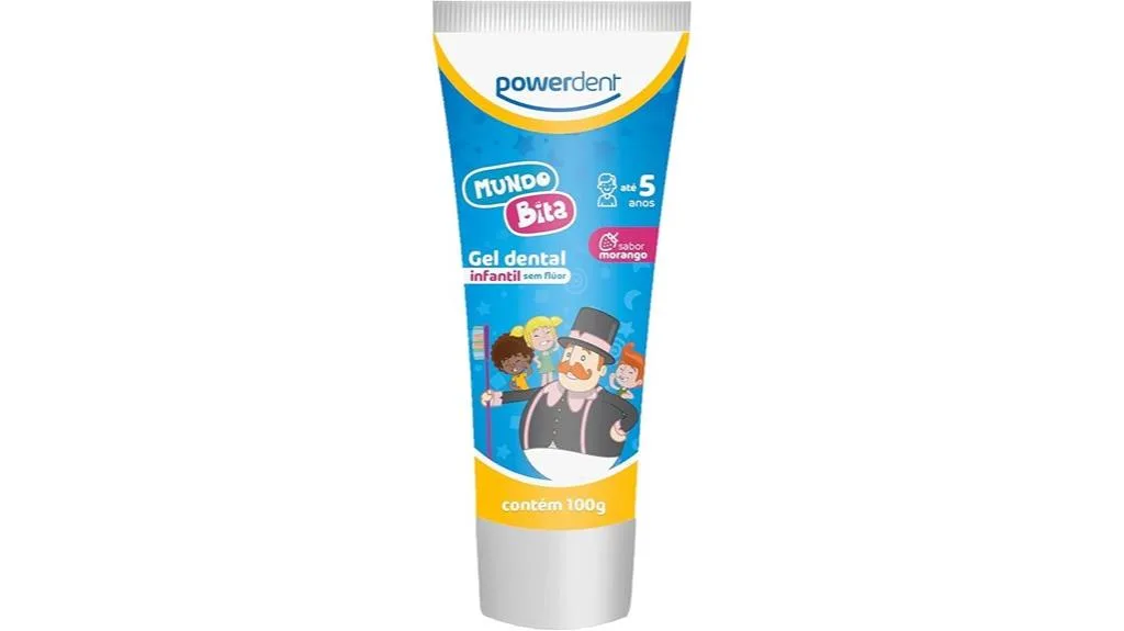 gel powerdent para crianças pequenas