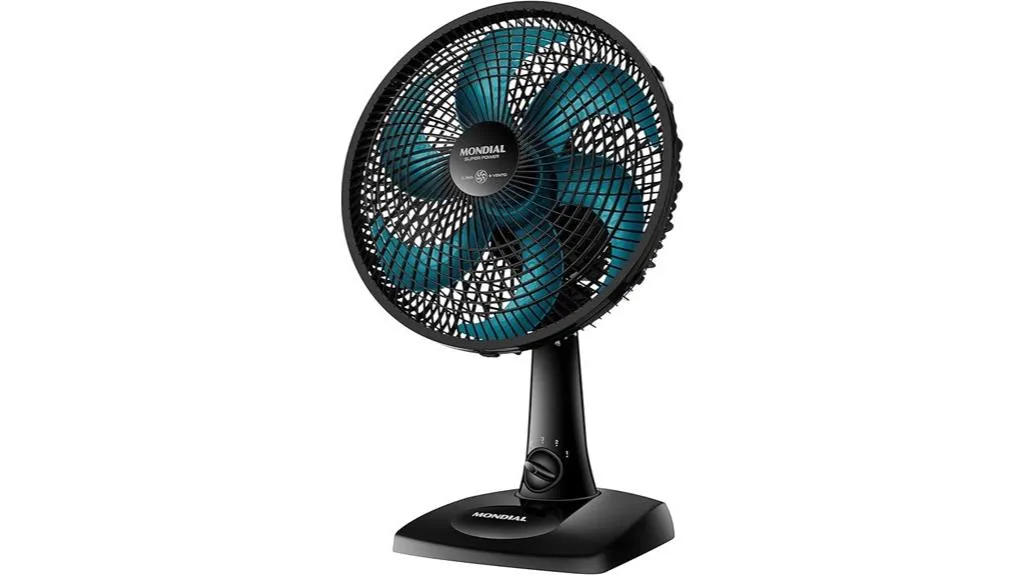 recursos poderosos do ventilador de mesa