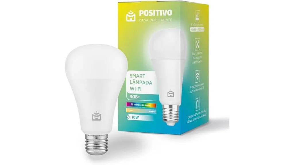 lâmpada LED Wi-Fi inteligente