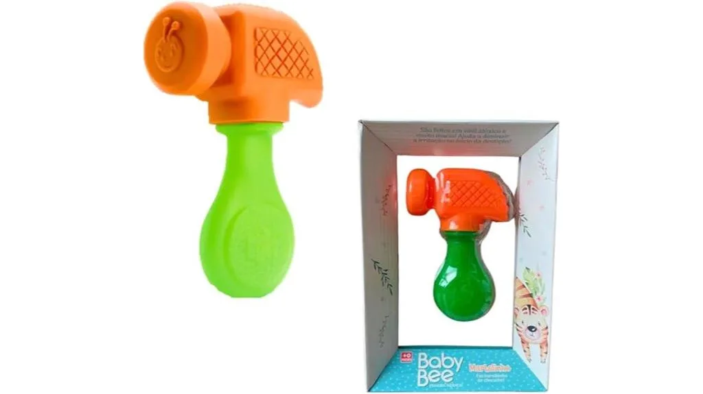 maraca de martelo macio para bebês